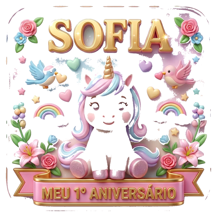 Ímã de aniversário modelo 1