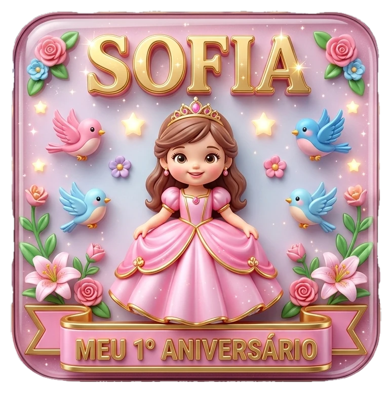 Ímã de aniversário modelo 6