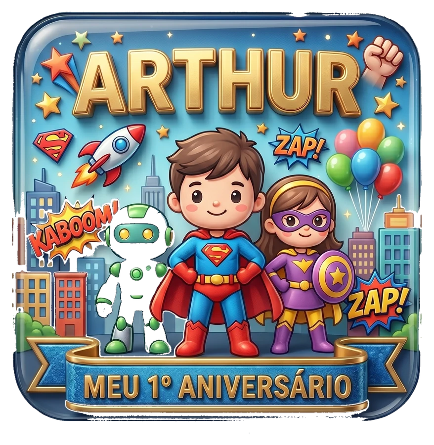 Ímã de aniversário modelo 8